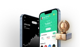 Two phone and trophy