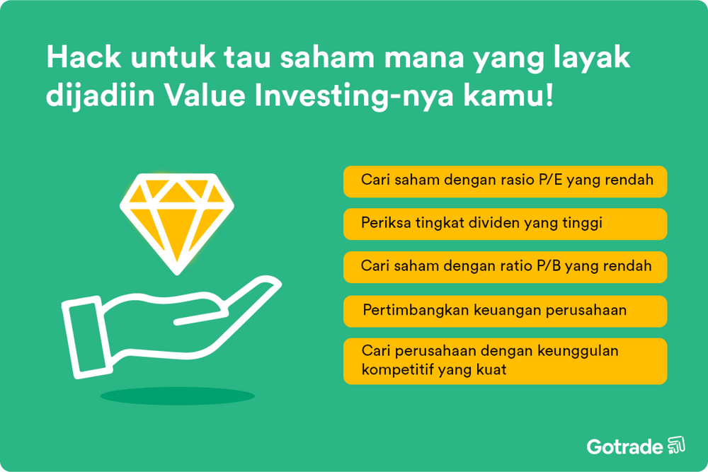 Hack untuk tau saham mana yang layak dijadiin Value Investing-nya kamu!