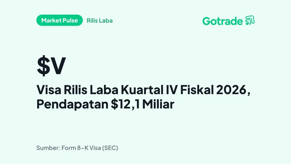 Visa Rilis Laba Kuartal IV Fiskal 2026, Pendapatan $12,1 Miliar