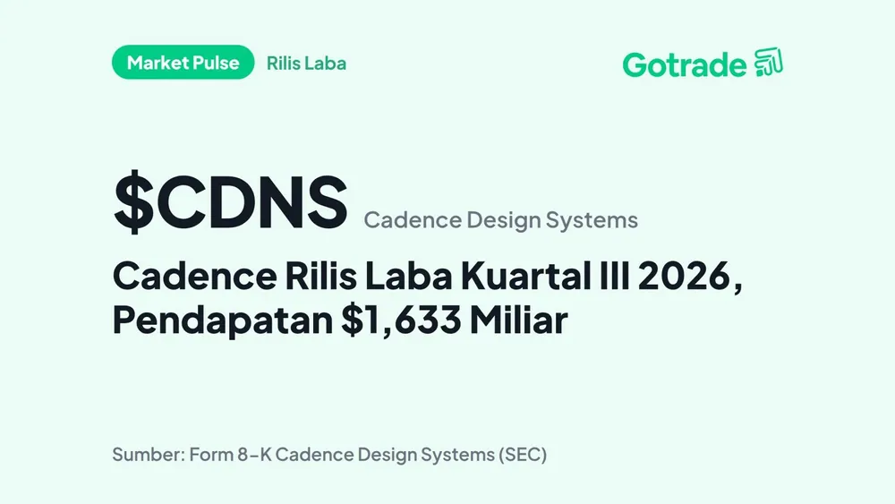 Cadence Rilis Laba Kuartal III 2026, Pendapatan $1,633 Miliar