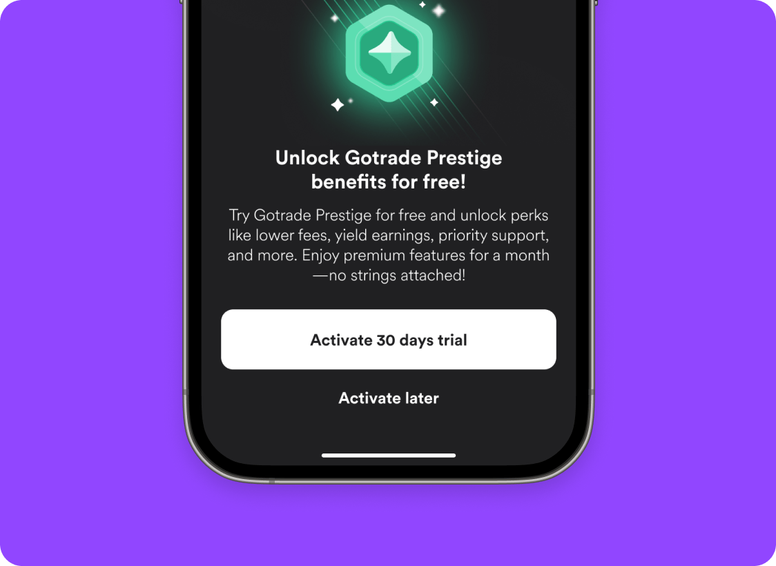 Prestige Trial Mode