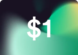 Mulai hanya dengan $1