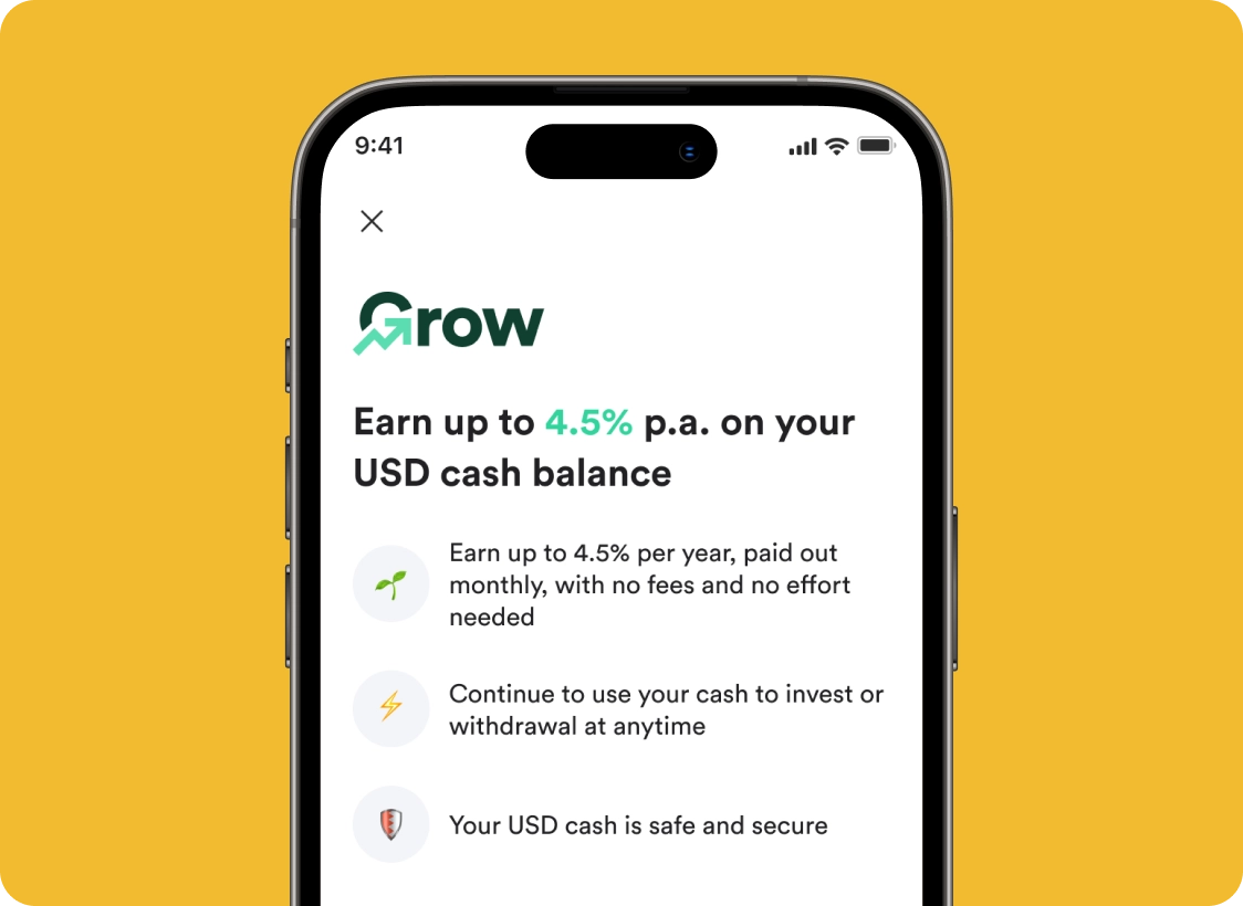 Make Your Idle Cash Work — Meet GROW